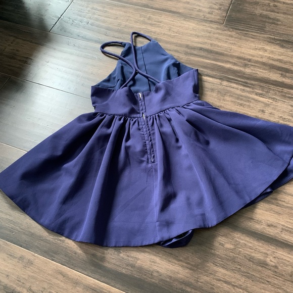 ANGEL BIBA navy romper with skirt overlay - Picture 15 of 15